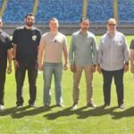 جولة تفقدية لفريق المتحدة ووفد الاتحاد الروسي لاستاد العاصمة قبل الودية المرتقبة