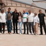 جولة سياحية لرئيس الاتحاد الدولي للخماسي مع سكاي دايف فاروس بالأهرامات