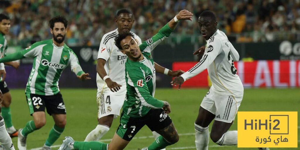 رأي اللجنة الفنية للحكام بشأن هدف تعادل بيتيس أمام ريال مدريد