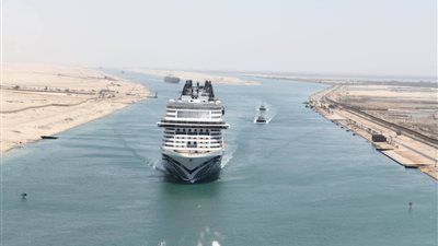 سفينة الركاب السياحية MSC EURIBIA إحدى أكبر سفن الرحلات البحرية تختار العبور من قناة السويس