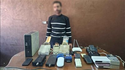 سقوط شخص يدير شبكة بث تليفزيوني للقنوات المشفرة في الغربية