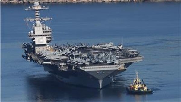 «سي بي إس» تكشف عودة حاملة الطائرات الأمريكية يو إس إس فورد إلى الشرق الأوسط