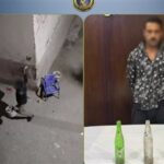 ضبط عاطل يبتز المواطنين بإلقاء الزجاجات الفارغة عليهم في المرج