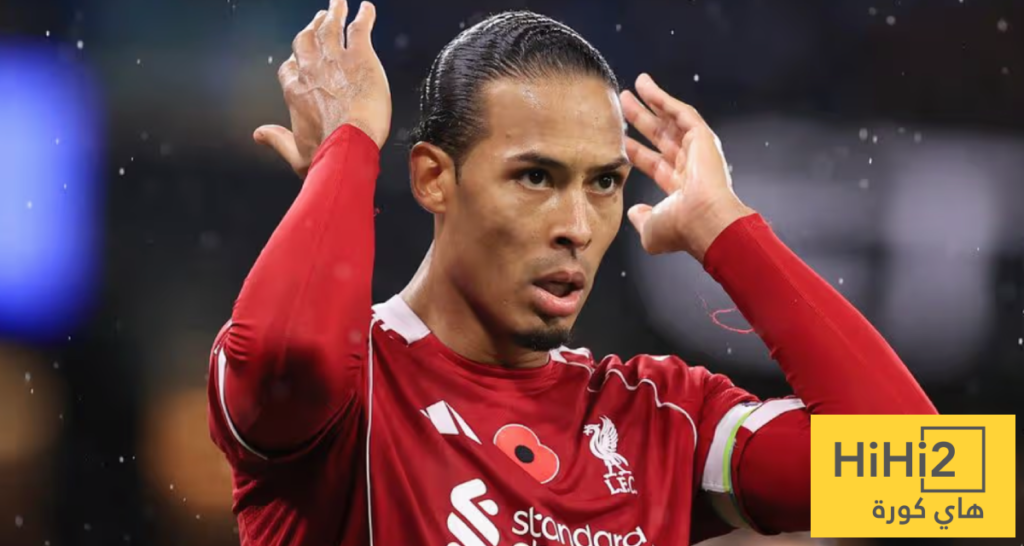 فان دايك: مستوانا أقل من المعايير المطلوبة