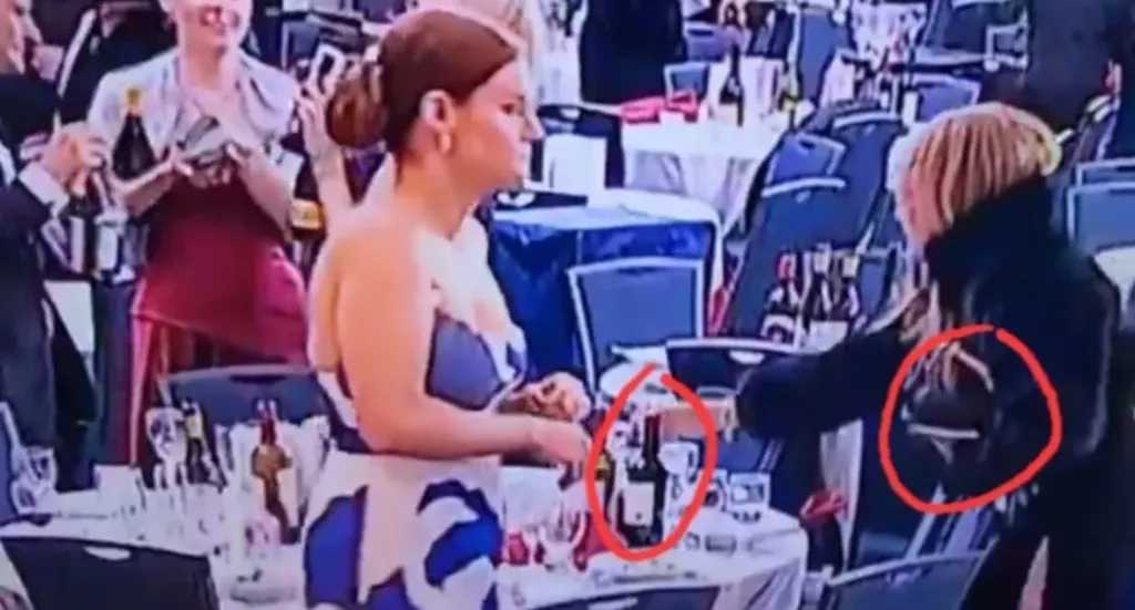 فيديو مثير للجدل: مراسلة تخفي زجاجات نبيذ وسط ذعر إطلاق النار بالبيت الأبيض