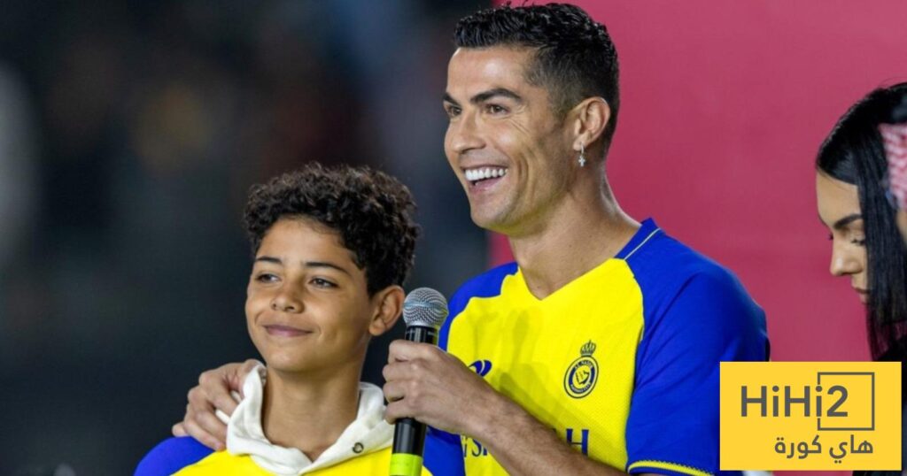 كريستيانو جونيور يلفت الأنظار مع النصر