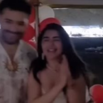 كل سنة واحنا مع بعض.. تارا تامر تحتفل بعيد ميلاد مسلم في أجواء رومانسية| فيديو