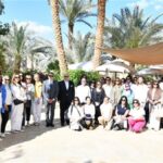 محافظ الفيوم يستقبل وفدا من زوجات الدبلوماسيين العرب والأجانب