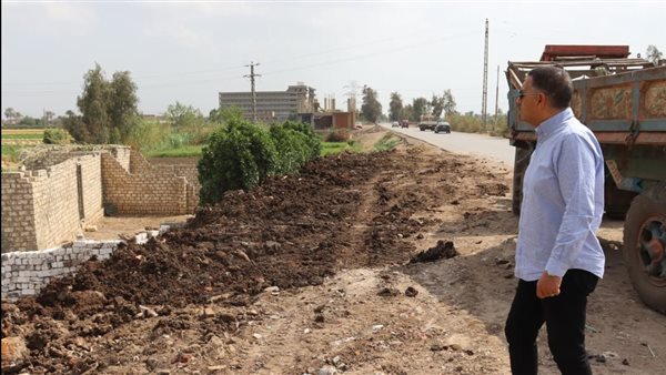 محافظ القليوبية يوجه بإزالة فورية للتعديات على حرم الرياح التوفيقي