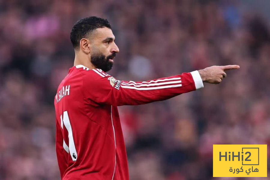 محمد صلاح يعادل رقم جيرارد بهدفه في إيفرتون
