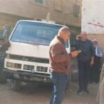 مصرع صغيرة أسفل عجلات سيارة كسح بالمنوفية