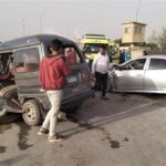 مصرع مواطن وإصابة آخر في حادث انقلاب سيارة ربع نقل بطريق أسيوط الصحراوي