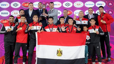 منتخب المصارعة الرومانية تحت 20 سنة يتوج بكأس البطولة الأفريقية بعد حصد 8 ميداليات