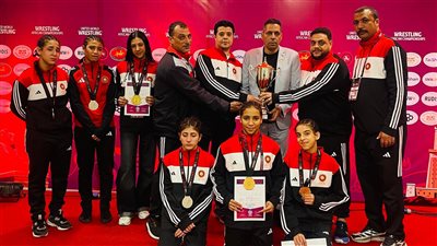 منتخب مصر للمصارعة النسائية تحت 17 يحصد كأس إفريقيا بـ9 ميداليات
