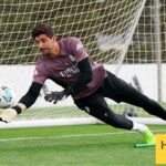 موقف كورتوا من المشاركة مع ريال مدريد أمام إسبانيول