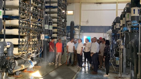 نائب رئيس «القابضة للمياه» يتفقد محطة اليسر لتحلية المياه بالبحر الأحمر