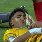 نقل محمد خطاري لاعب الإسماعيلي للمستشفى بعد تعرضه للإغماء بعد نهاية مباراة مودرن سبورت