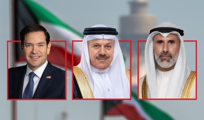 وزير الخارجية الكويتي يبحث مع نظيريه البحريني والأمريكي تطورات الأوضاع الإقليمية