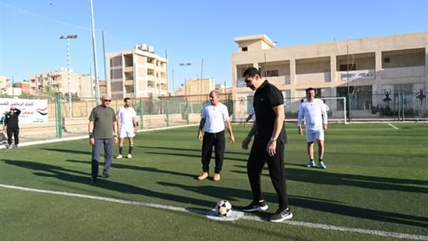 وزير الرياضة ومحافظ شمال سيناء يتفقدان مركز شباب العريش