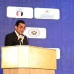 وزير الشباب والرياضة يشهد افتتاح بطولة كأس العالم للرماية