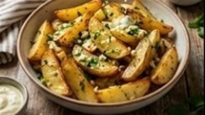 وصفة لبنانية..بطاطس بالثوم والليمون..بطعمها الأصلي