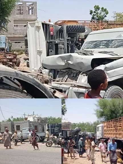 وفاة شخص وإصابة آخر بجروح خطيرة في حادث اصطدام مدوٍ بين سيارة ”دينا” وموكب تابع لقوات درع الوطن