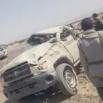 وفاة وإصابة 18 جنديًا في حادثة انقلاب طقم عسكري بمارب