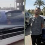 أخرج قدمه من النافذة.. ضبط قائد سيارة قاد برعونة في مدينة نصر