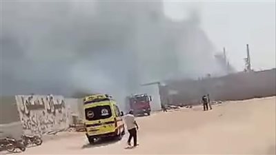 إصابة 7 أشخاص إثر نشوب حريق بمصنع بانيوهات على طريق بلبيس ـ العاشر- نبض مصر