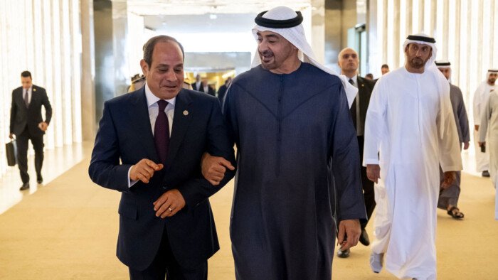 الرئيس السيسى وبن زايد يبحثان دفع العلاقات الثنائية فى المجالات التجارية والاستثمارية- نبض مصر