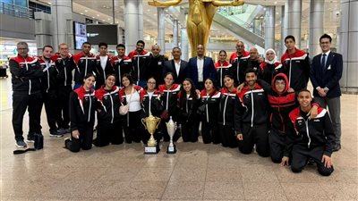 بعثة منتخب مصر للسباحة تصل القاهرة بعد التتويج ببطولة إفريقيا بوهران 2026- نبض مصر