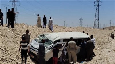 تفاصيل حادث ميكروباص على صحراوي قنا- نبض مصر