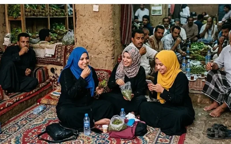 ”حرية شخصية أم خروج عن التقاليد؟”.. مشهد نسائي داخل محل قات يُقسم الرأي العام في عدن- نبض مصر