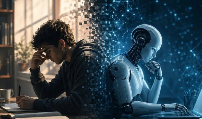 دراسة: استخدام الذكاء الاصطناعي لمدة 10 دقائق فقط يُضعف الأداء الفكري- نبض مصر