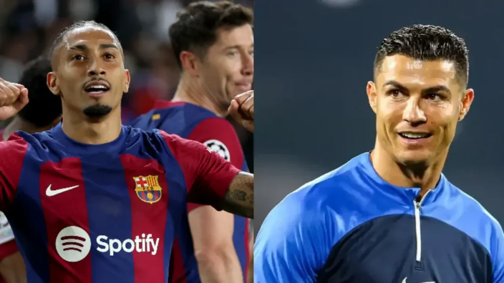 رافينيا يتفوق على أسطورة ريال مدريد !