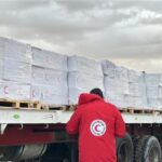 زاد العزة.. الهلال الأحمر يطلق قافلة مساعدات إنسانية جديدة لدعم قطاع غزة