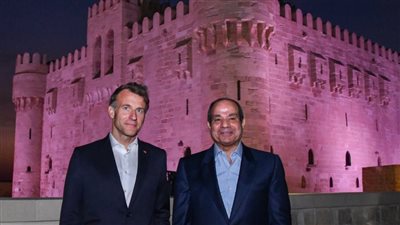 صديقي الرئيس ماكرون أهلا ومرحبا بكم ضيفا عزيزا في الإسكندرية
