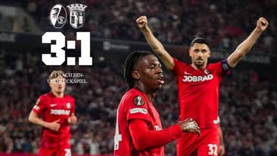 فرايبورج الألماني يبلغ نهائي الدوري الأوروبي بعد الفوز على سبورتنج براجا- نبض مصر