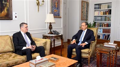 وزير الخارجية يستقبل النائب طارق رضوان رئيس لجنة حقوق الإنسان بالبرلمان